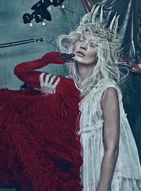 KATE MOSS / W MAGAZINE + STEVEN KLEIN