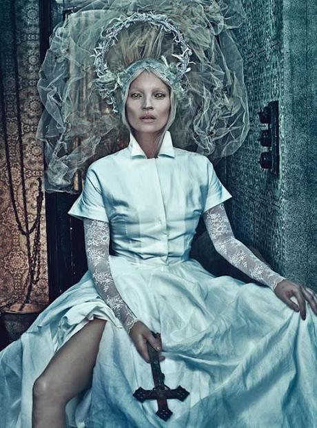 KATE MOSS / W MAGAZINE + STEVEN KLEIN