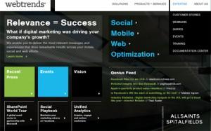 Webtrends - Mobile  Social and Web Analytics