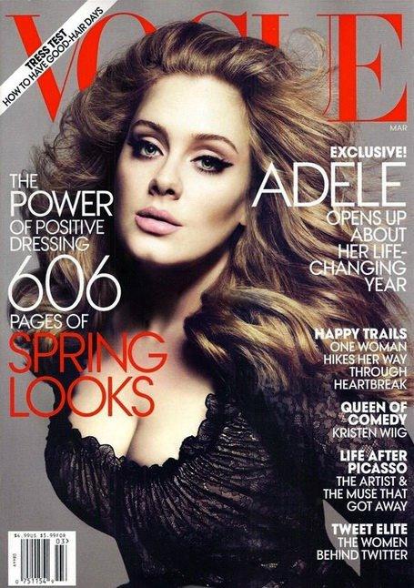 After the Controversy with Karl Lagerfeld, Adele is on the Cover of US Vogue