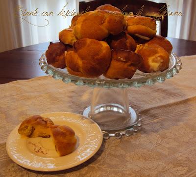 Bignè con besciamelle al profumo di zafferano