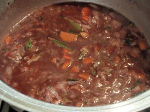 Seitan in salsa brasata