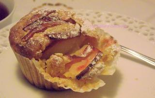 Muffin con cuore di mele