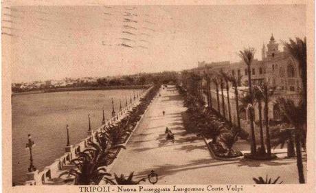 Libia-Tripoli-1935-lungomare-Conte-Volpi