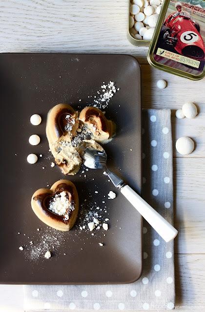 Due cuori e una tentazione...semifreddo al caffè e meringhe