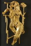 Sotilis Metamorfosi di Persefone, 2003, bronzo dorato, 46x26cm