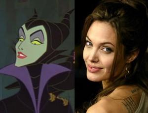 Angelina Jolie strega cattiva in Maleficent