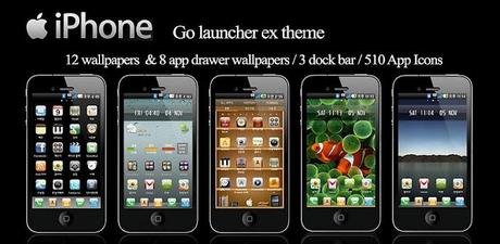 Sfondi animati / Live Wallpaper : iPhone Go Launcher Theme v6.1 per smartphone Android