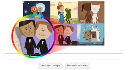 Il doodle gay friendly di San Valentino