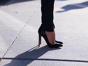 These heels made walking