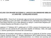 Flavio Cattaneo: Terna concluso lancio bond anni 1,25 euro