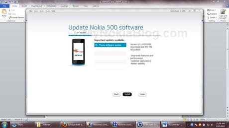 Update: Belle disponibile per Nokia 500 su Nokia Suite