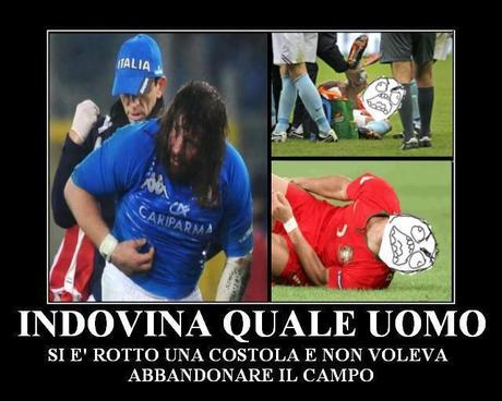 I calciatori cafoni e il rugby