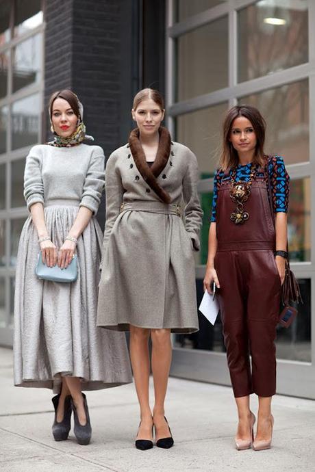 Street style from New York Fashion Week Fall 2012