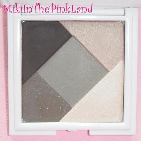 Kiko Blooming Origami: Palette n°06 Misty Greens, swatches.