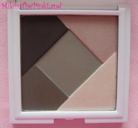 Kiko Blooming Origami: Palette n°06 Misty Greens, swatches.