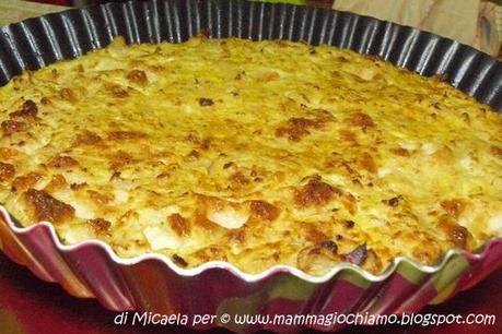 Ricette per mangiar sano: tortino di cavolfiore al forno (di Micaela)