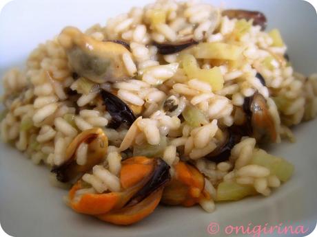 Recipe 48: Mussels and clams risotto with fennel and chilli