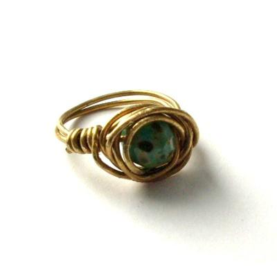 Ancora anelli realizzati con la tecnica wire...