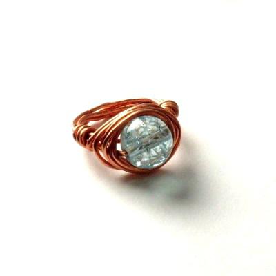 Ancora anelli realizzati con la tecnica wire...