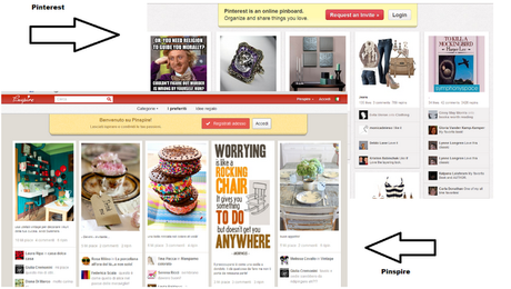 Pinterest Vs Pinspire: l'attacco dei cloni