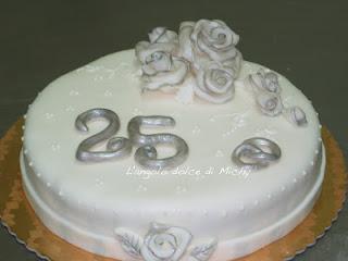 Torta Nozze D'Argento - 25 anni uhhhhhh!!!!