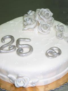 Torta Nozze D'Argento - 25 anni uhhhhhh!!!!