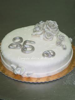 Torta Nozze D'Argento - 25 anni uhhhhhh!!!!