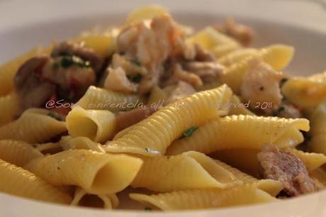 Garganelli Astice e Funghi