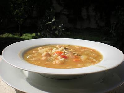 Riso in Zuppa di Ceci