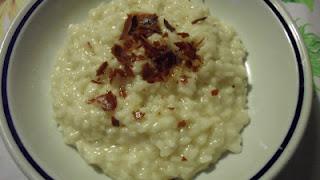 Risotto Asiago, miele e speck