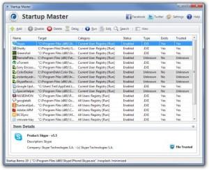 Startup Master, il programma per gestire i programmi in avvio automatico su Windows