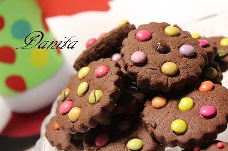 Biscotti di carnevale con i mini smarties