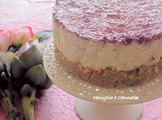 Mini cheesecake con carciofi e radicchio