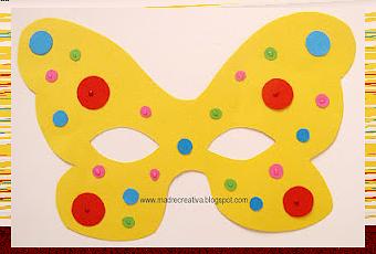 Maschera di carnevale fai da te: la Farfalla - Paperblog