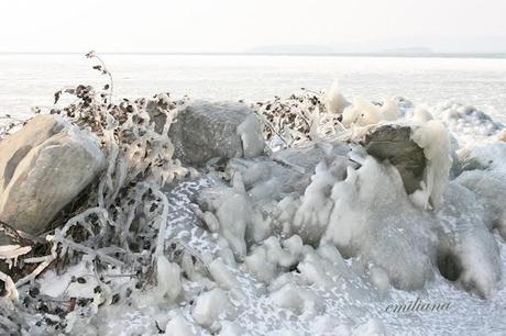 Il Lago Trasimeno ghiacciato