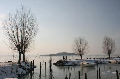 Il Lago Trasimeno ghiacciato