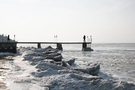 Il Lago Trasimeno ghiacciato