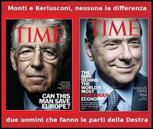 Monti e Berlusconi: Pompe Funebri e Bunga Bunga per l’Italia