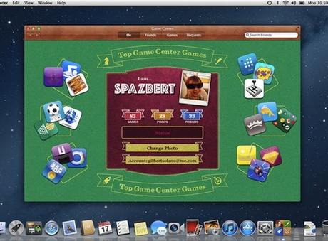 OSX Mountain Lion: Game Center