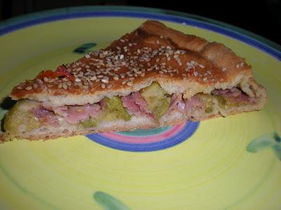 Facciamo un rustico veloce???Schiacciata con zucchine e Praga