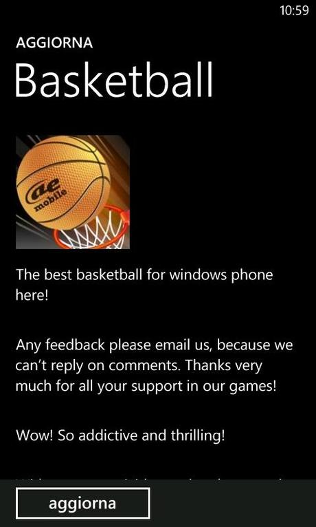 Update: Basketball per Windows Phone v1.3