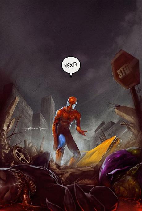 illustrazioni spiderman