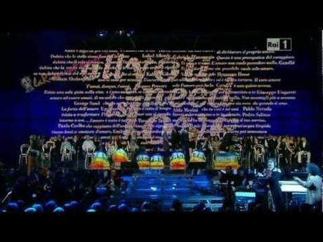 0 Sanremo 2012, 5° coreografia nel segno dell’amore | VIDEO