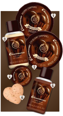 The Body Shop... linea Chocomania per San Valentino...