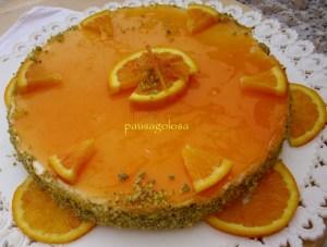 ARANCE CHE PASSIONE: Cheesecake all’arancia con granella di pistacchio