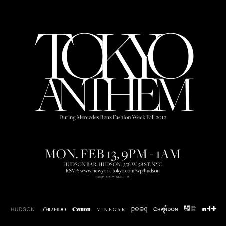 New York Fashion Week 2012 Day #5 Tokyo Anthem