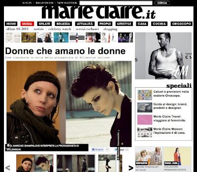 Shampalove X The Girl with The Dragon Tattoo X MarieClaire.it