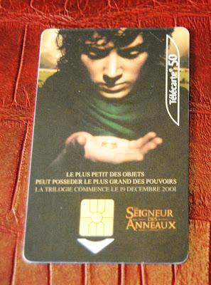 Le schede telefoniche del Signore degli Anelli