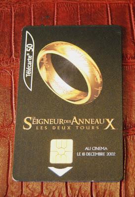 Le schede telefoniche del Signore degli Anelli
